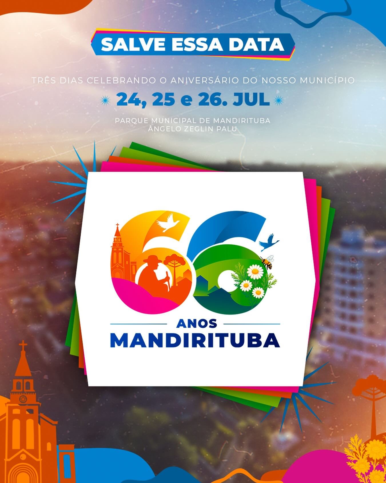 Post do instagram da Prefeitura de Mandirituba