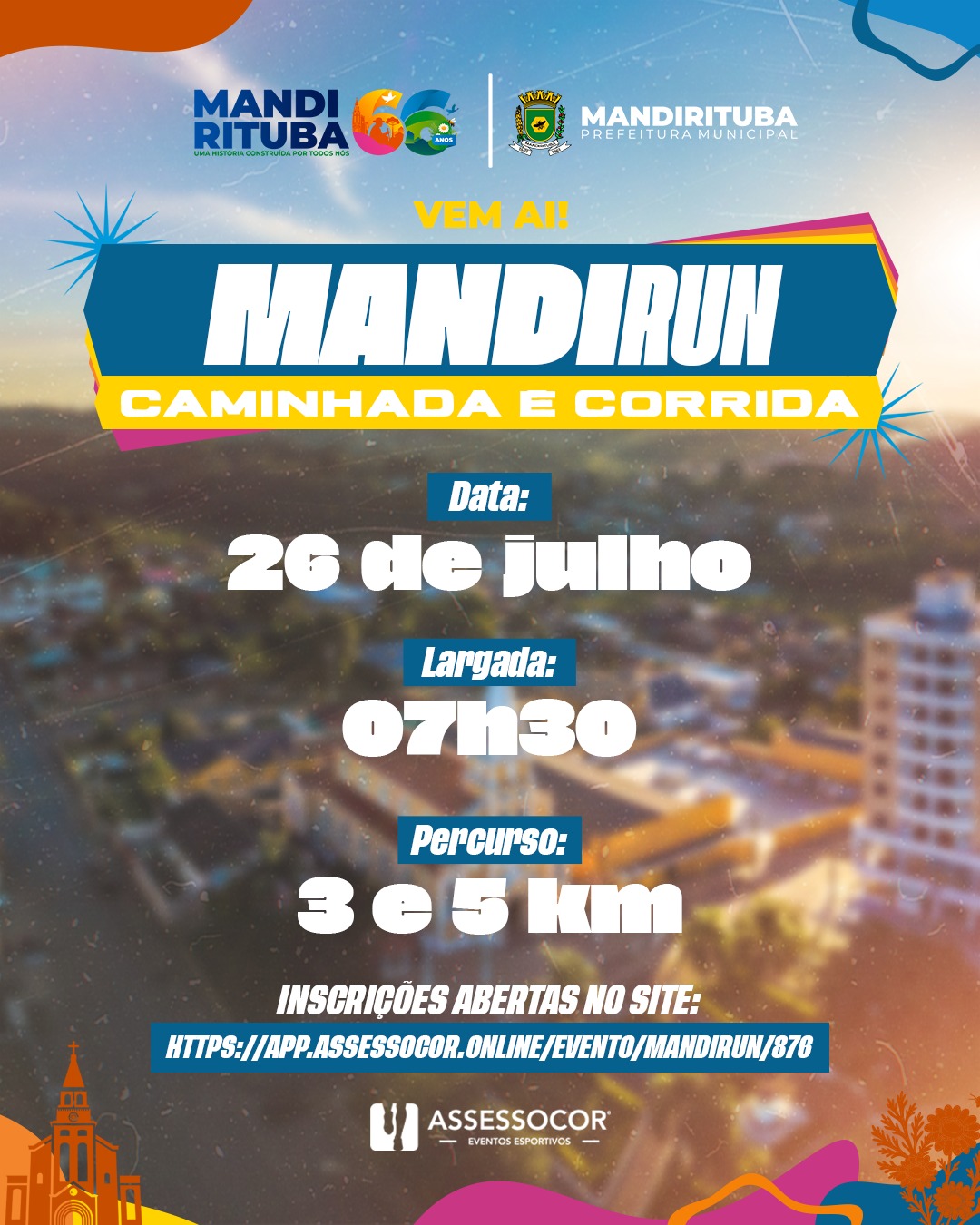 Post do instagram da Prefeitura de Mandirituba