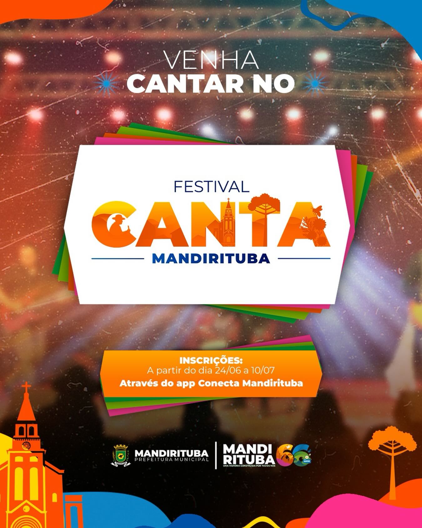 Post do instagram da Prefeitura de Mandirituba