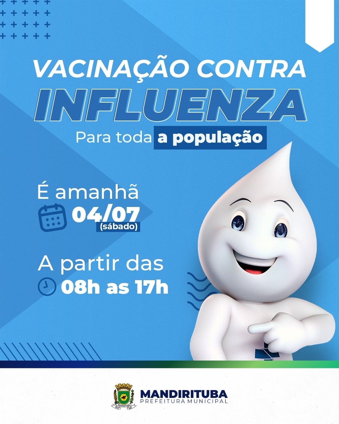 Post do instagram da Prefeitura de Mandirituba