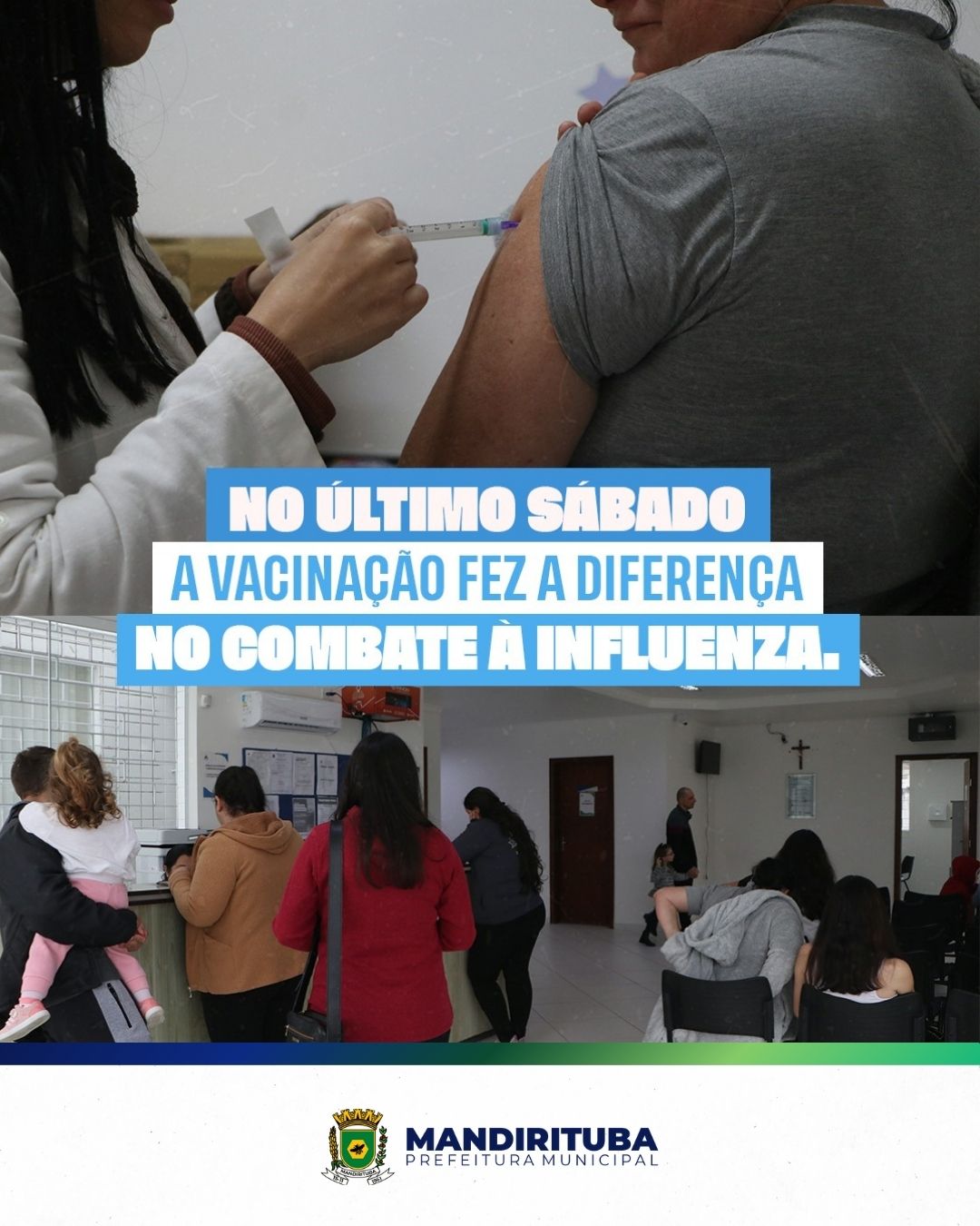 Post do instagram da Prefeitura de Mandirituba