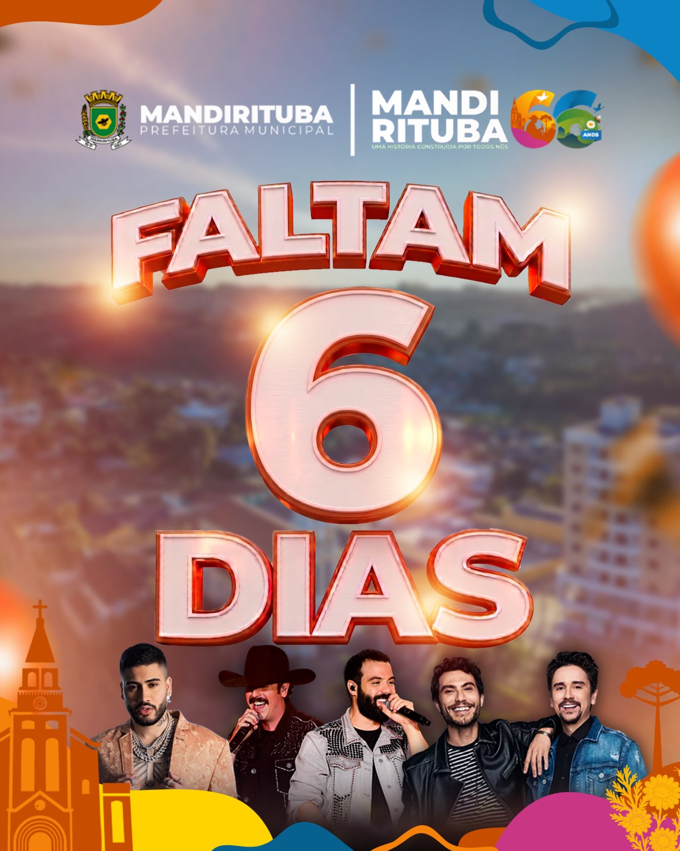 Post do instagram da Prefeitura de Mandirituba