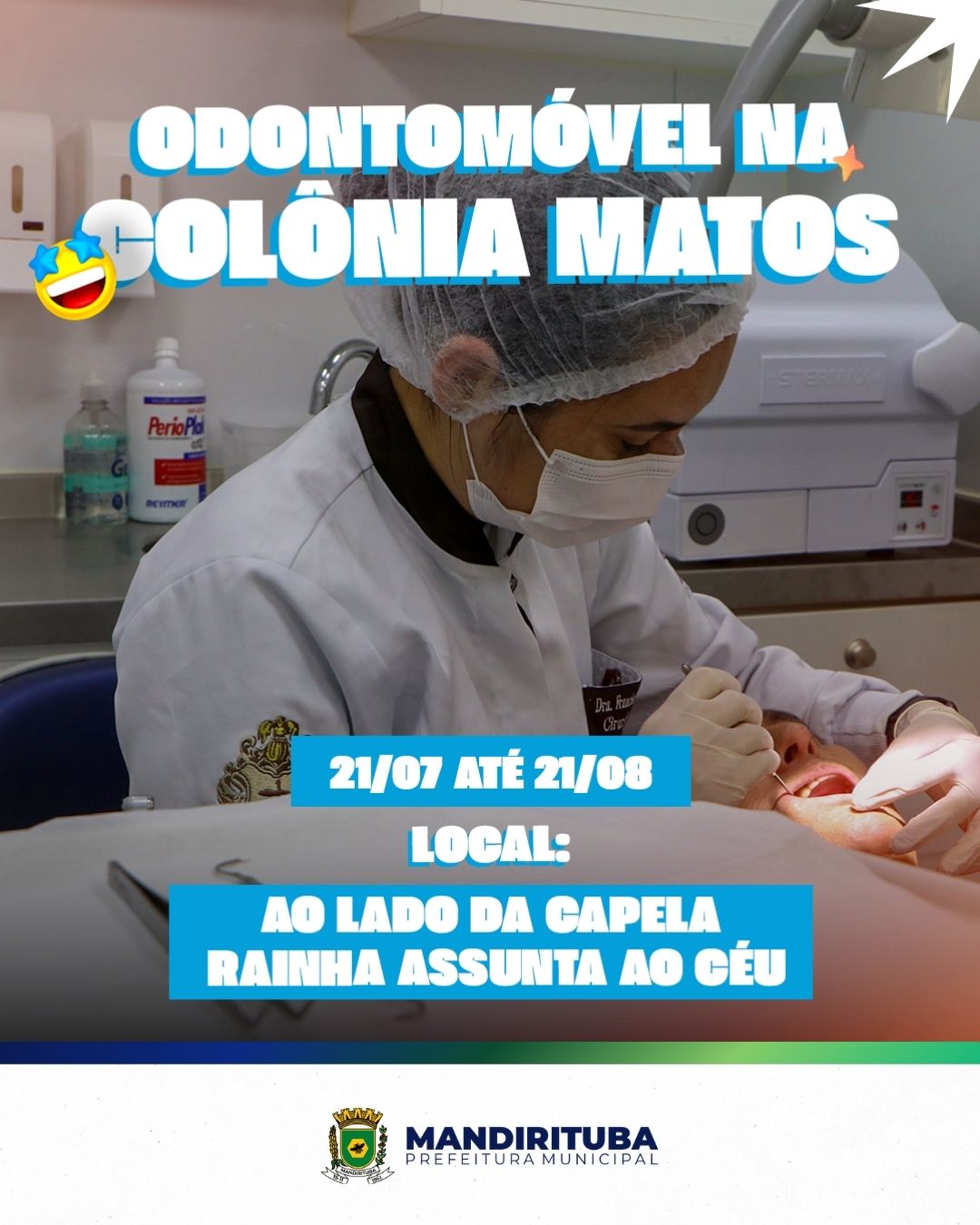Post do instagram da Prefeitura de Mandirituba