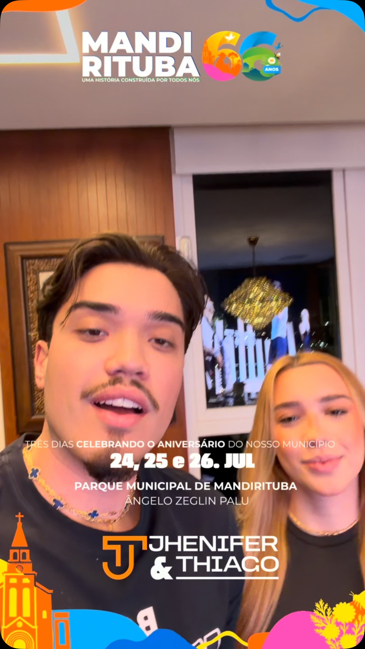 Post do instagram da Prefeitura de Mandirituba