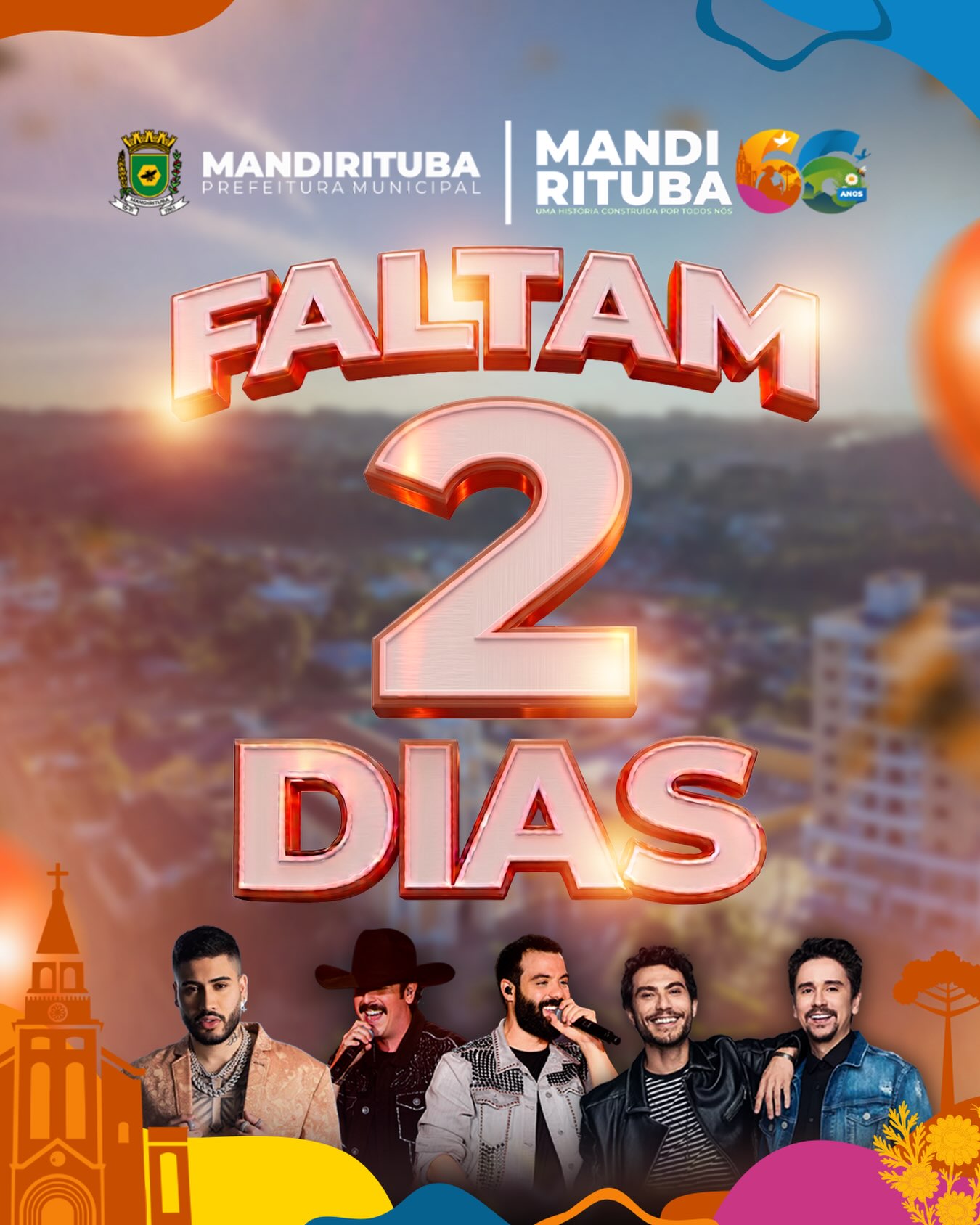 Post do instagram da Prefeitura de Mandirituba