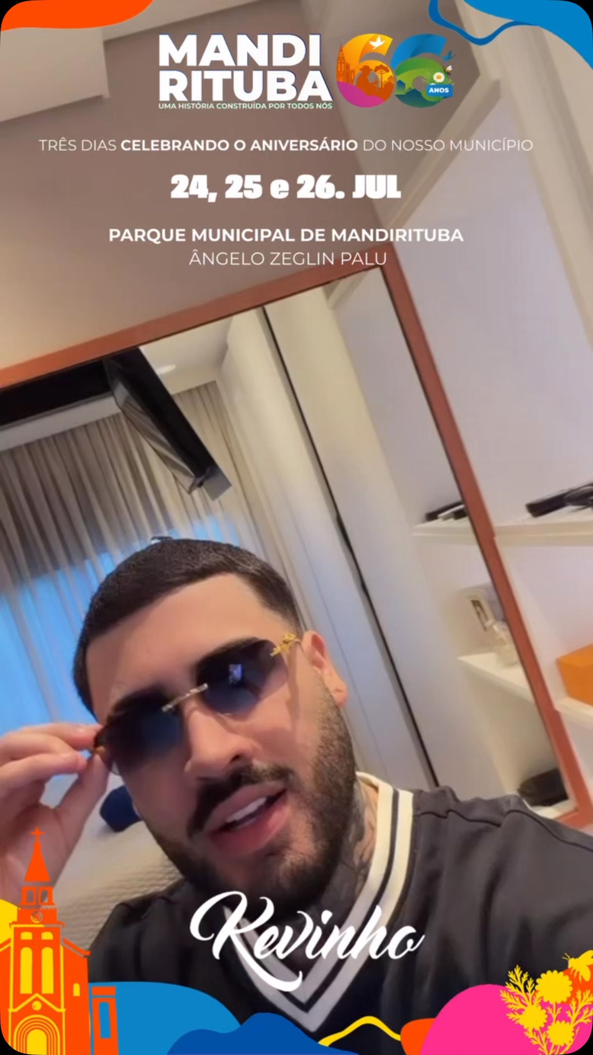 Post do instagram da Prefeitura de Mandirituba