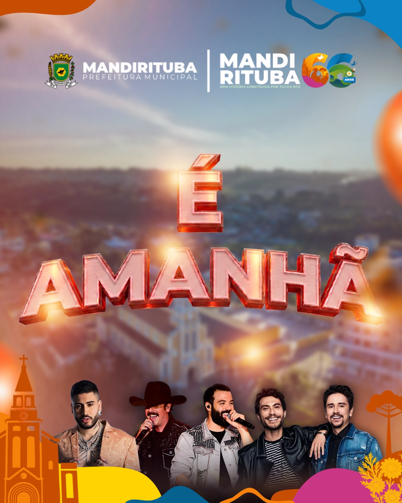 Post do instagram da Prefeitura de Mandirituba