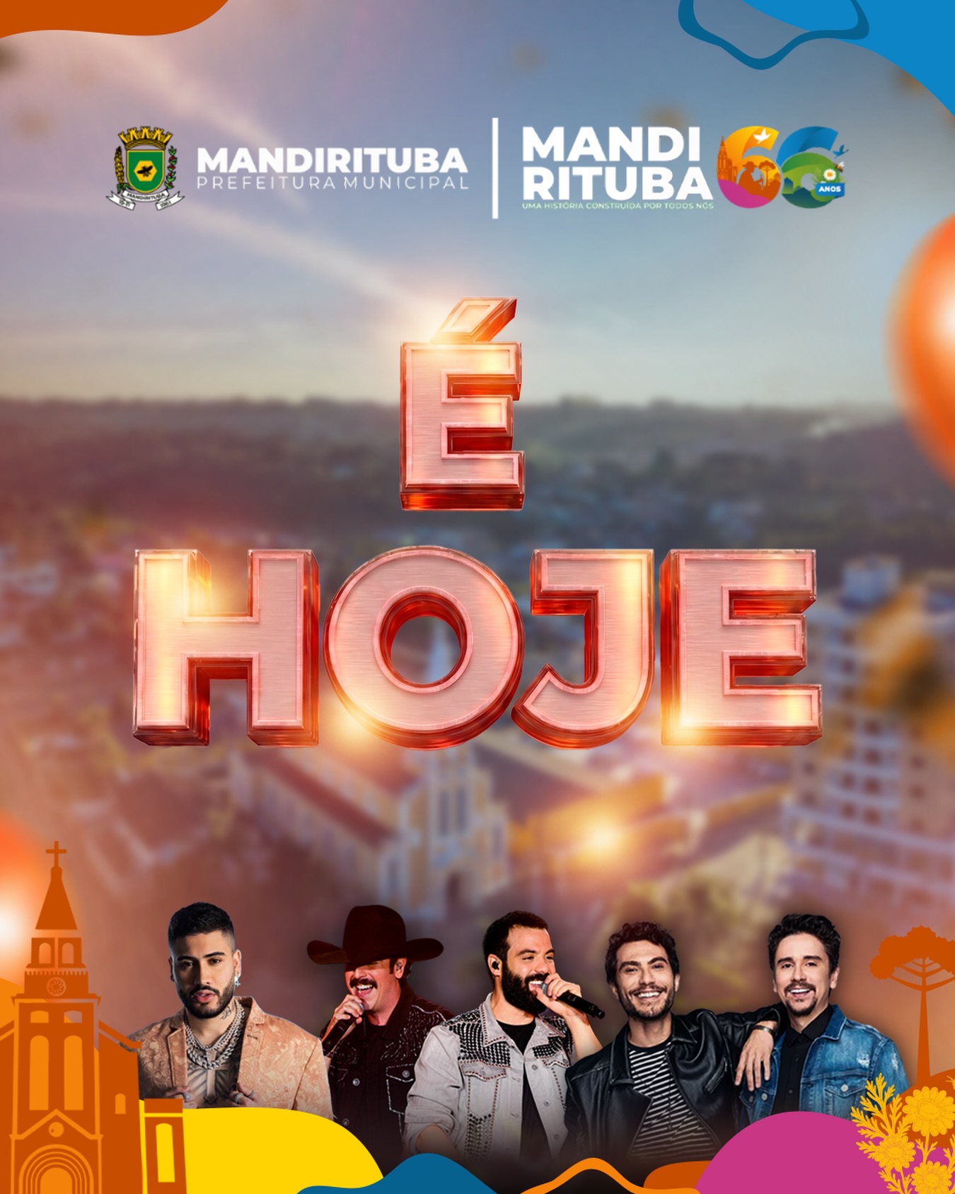 Post do instagram da Prefeitura de Mandirituba